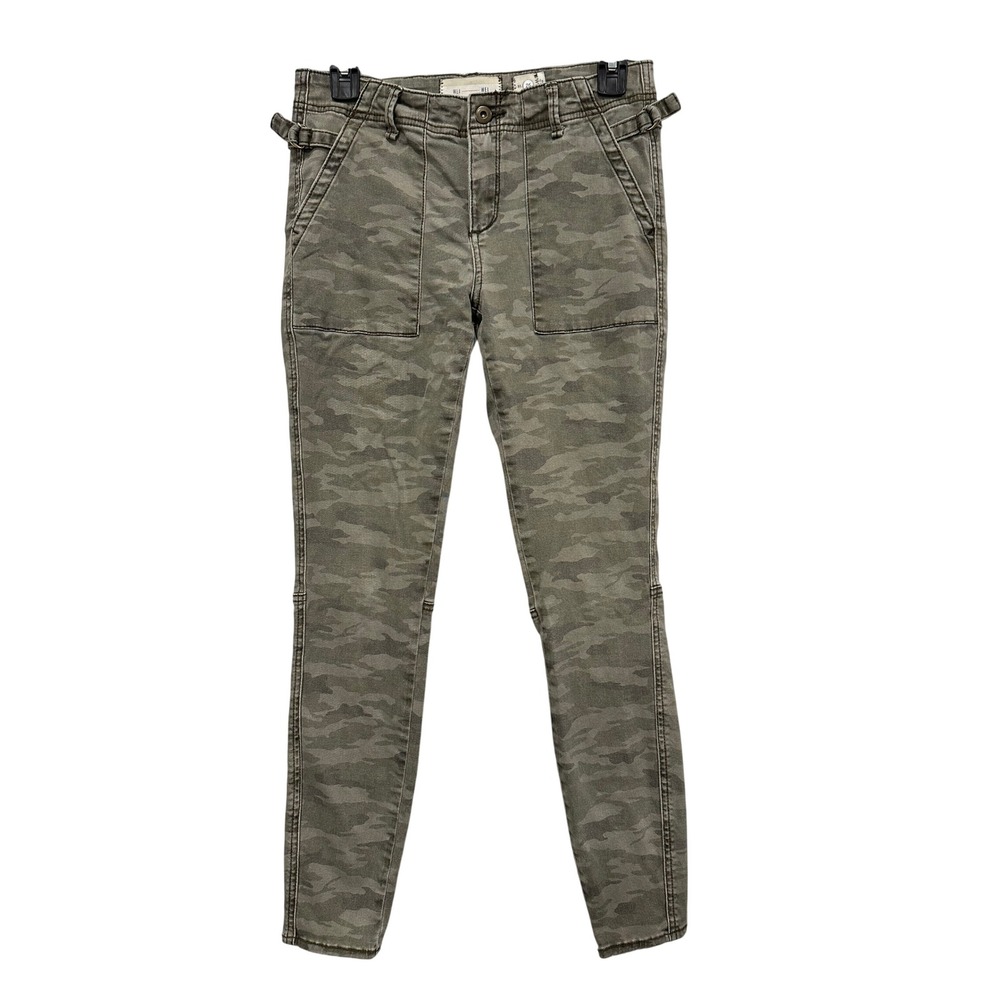 Hei‎ Hei Anthropologie Womens Camo Skinny Utility Pants Green Size 26 RN66170